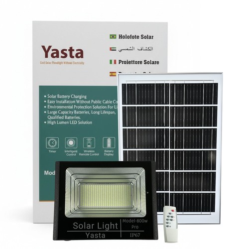 Faro led solare - faro, 800w