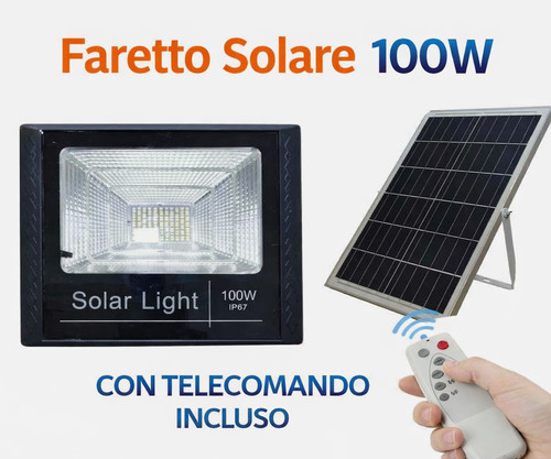 Faro led 100 watt con - watt, pannello